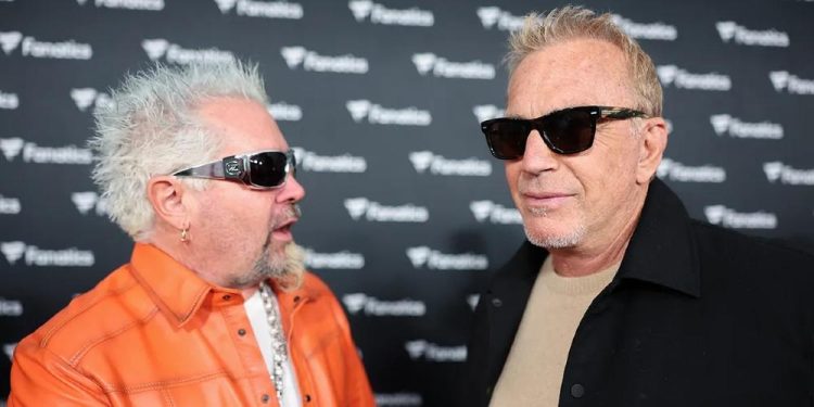 Guy Fieri Kevin Costner
