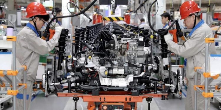 Chinese EV Factory