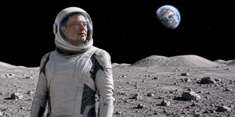 Elon Musk Moon